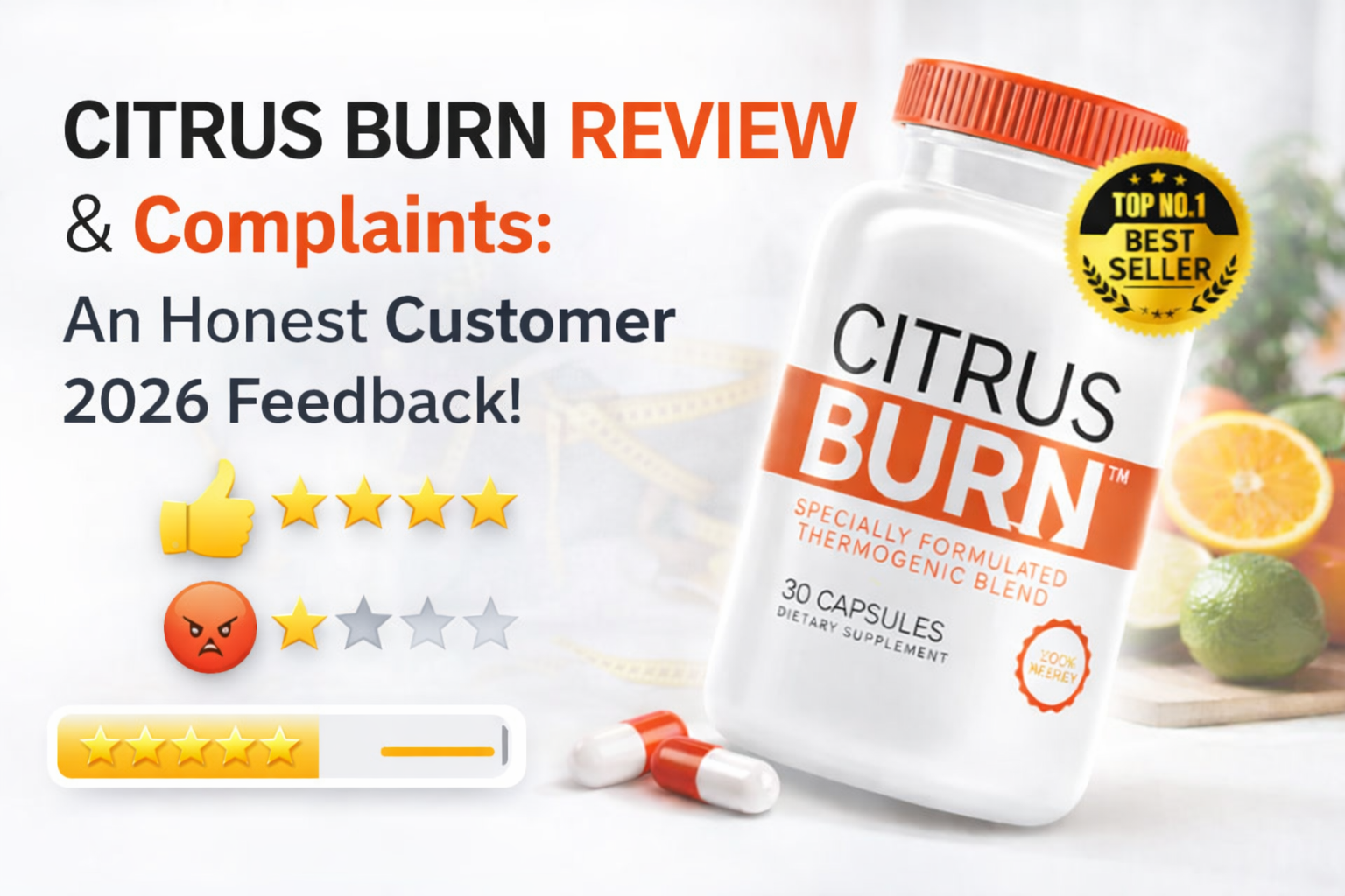 Citrus Burn supplement review and feedback