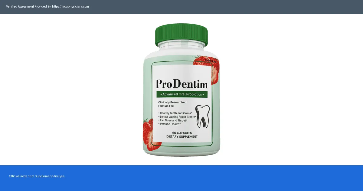 Prodentim Sale: Real Experience & Discount Price Official Bottle Label Showcase