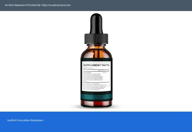 Audifort Reviews: Honest Review & Real Price Experience! Official Bottle Label Showcase