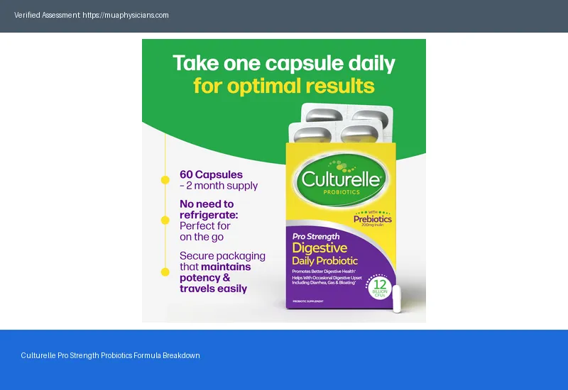 Culturelle Pro Strength Probiotics Reviews 2026 Must Read Before Ordering