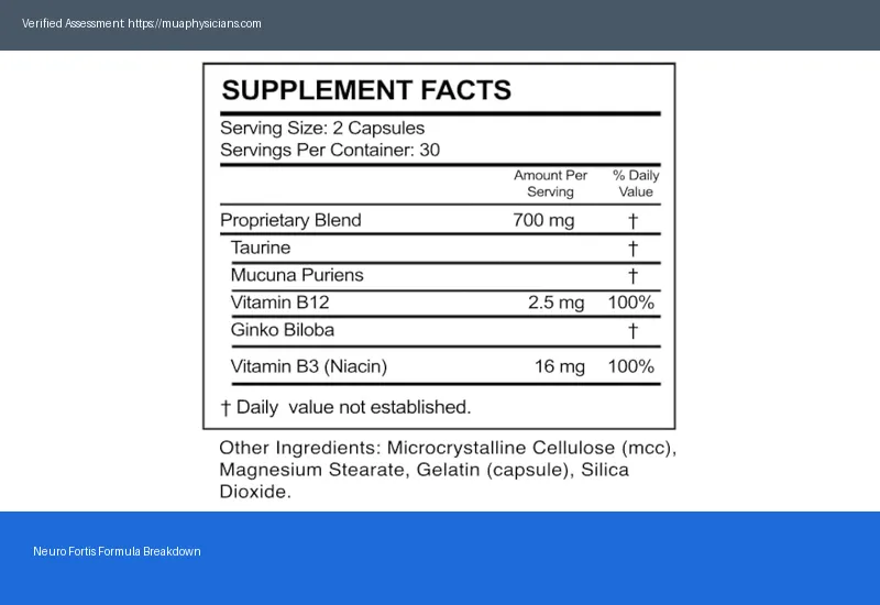 Neuro Fortis Reviews 2026 Must Read Before Ordering